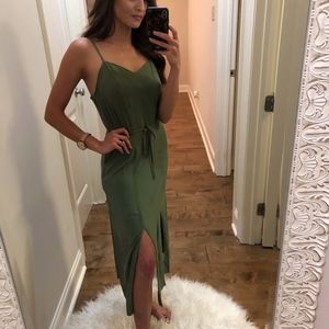 Olive Midi Dress